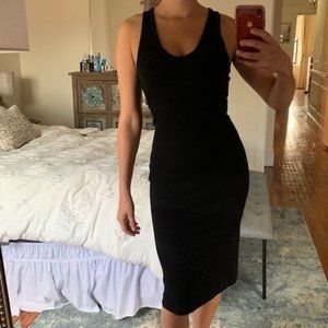 Gap Black Midi Dress